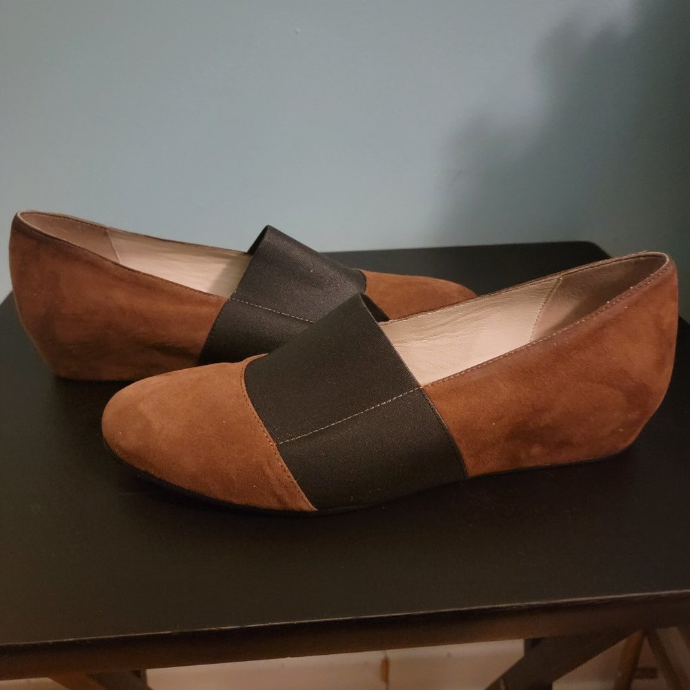 Size 10 Light Brown Flats by Rangoni